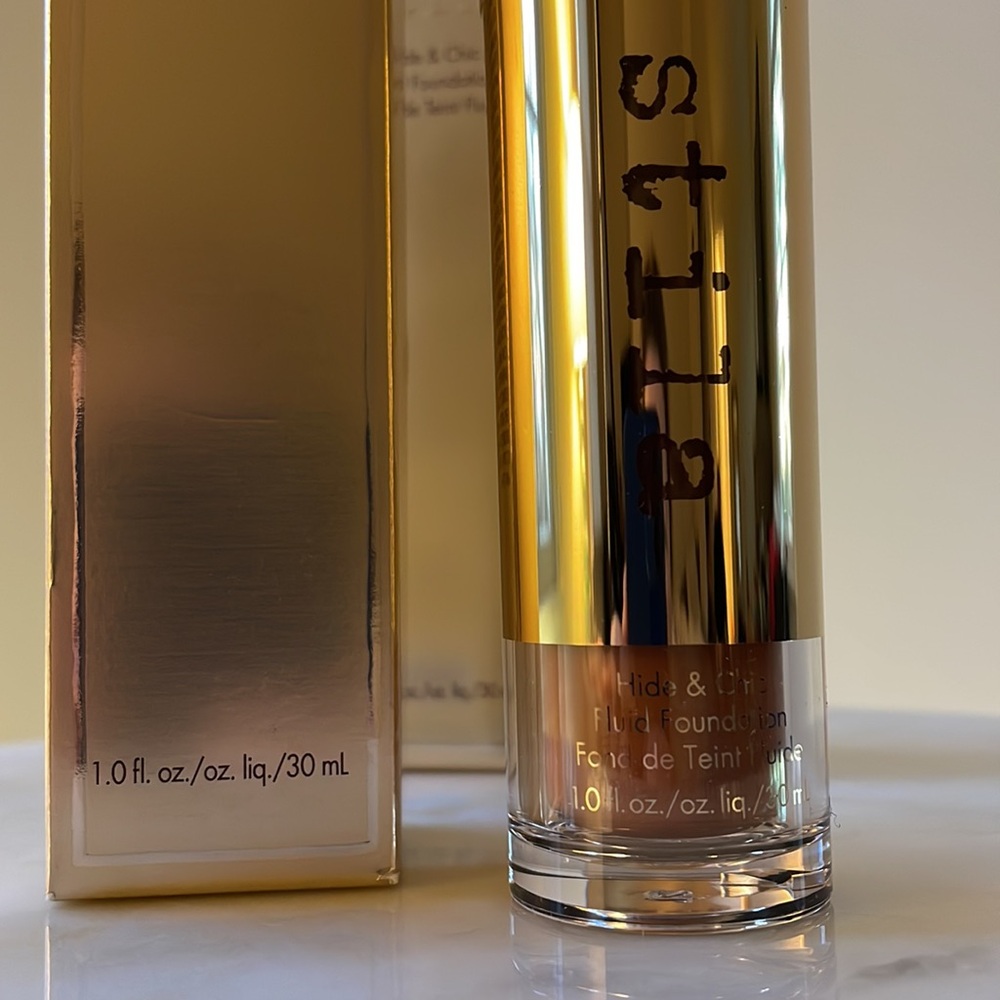 3/$15 Three Stila Hide & Chic Fluid Foundations Tan deep 3 (2) tan 4 (1) new - Picture 3 of 12